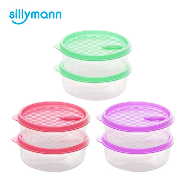 SILICONE FROZEN CONTAINER(CIRCLE) 370ml 2P WSK745