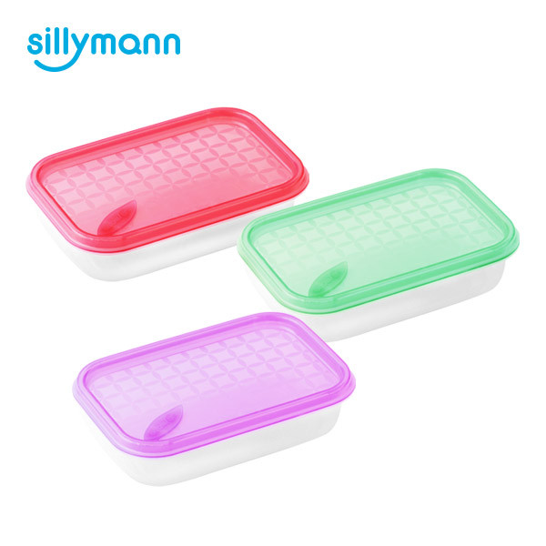 SILICONE FROZEN CONTAINER(RECTANGLE) 390ml WSK762