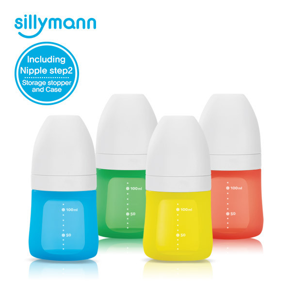 SILICONE FEEDING BOTTLE 100ml/3oz WSB109 