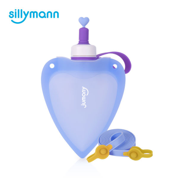 SILICONE HEART SHAPED JUMONY(BLUE) WSK424